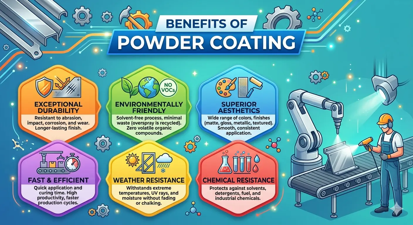 Benefits of Powder Coating