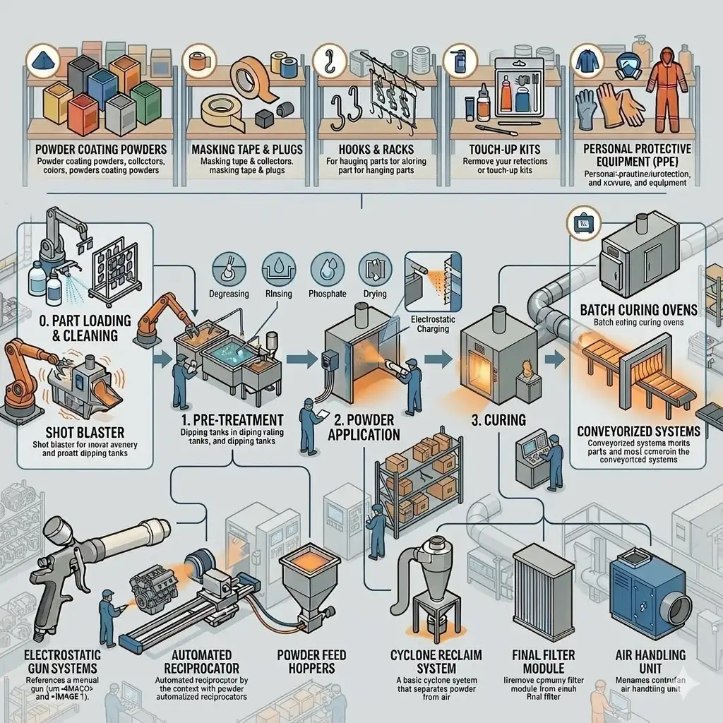 Powder Coating Process