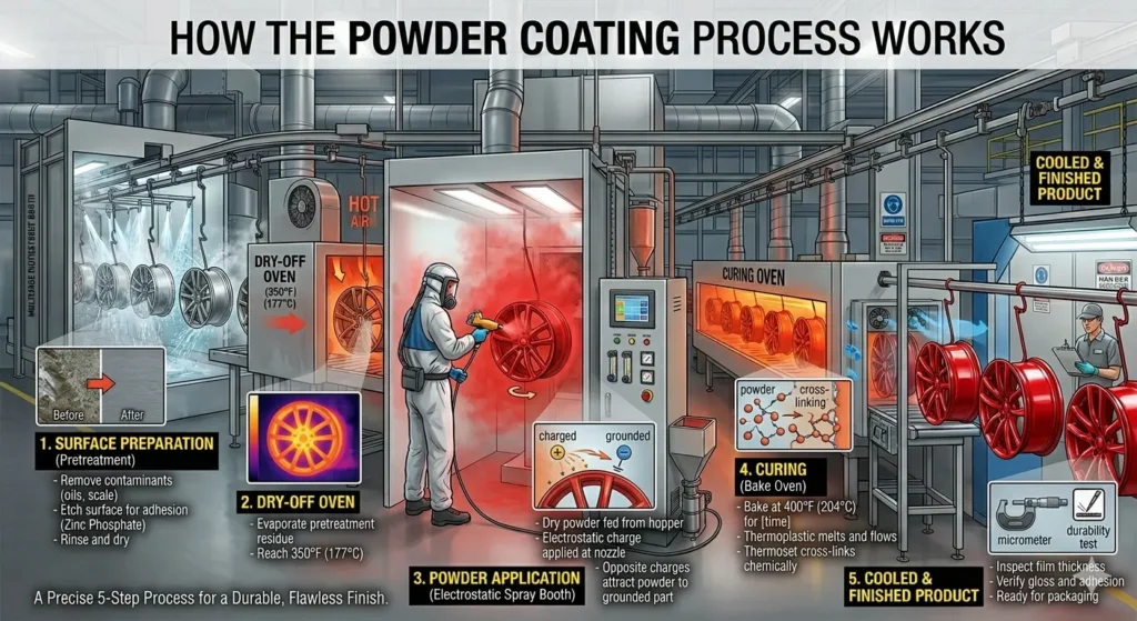 How the Powder Coating Process Works