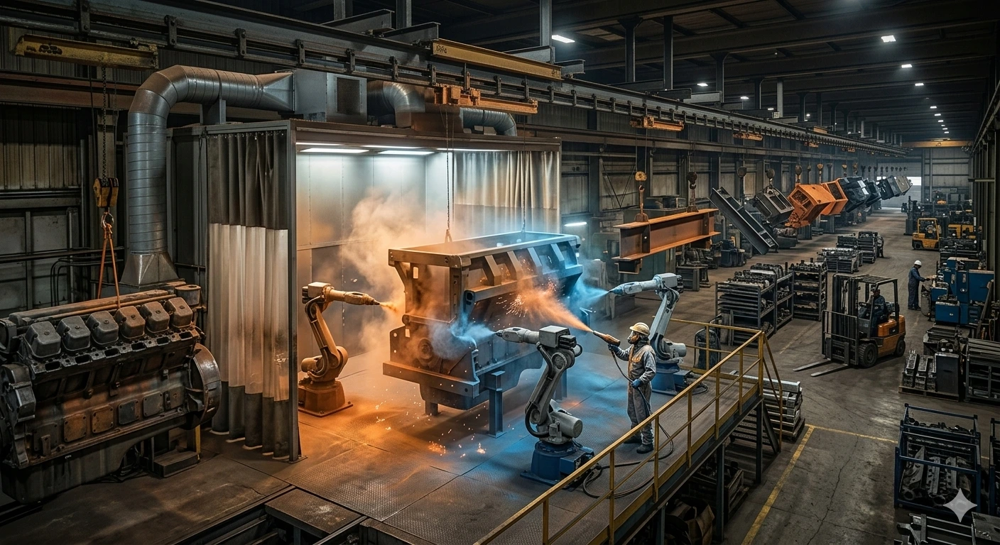 Powder Coating in Industrial Equipment & Manufacturing