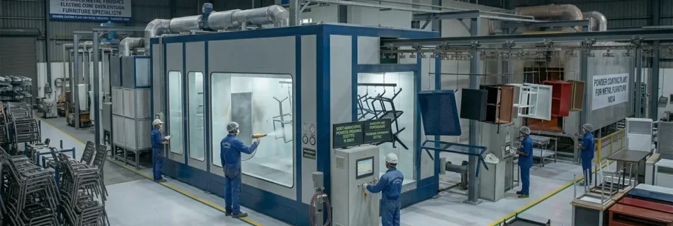 Powder Coating Plant for Metal Furniture