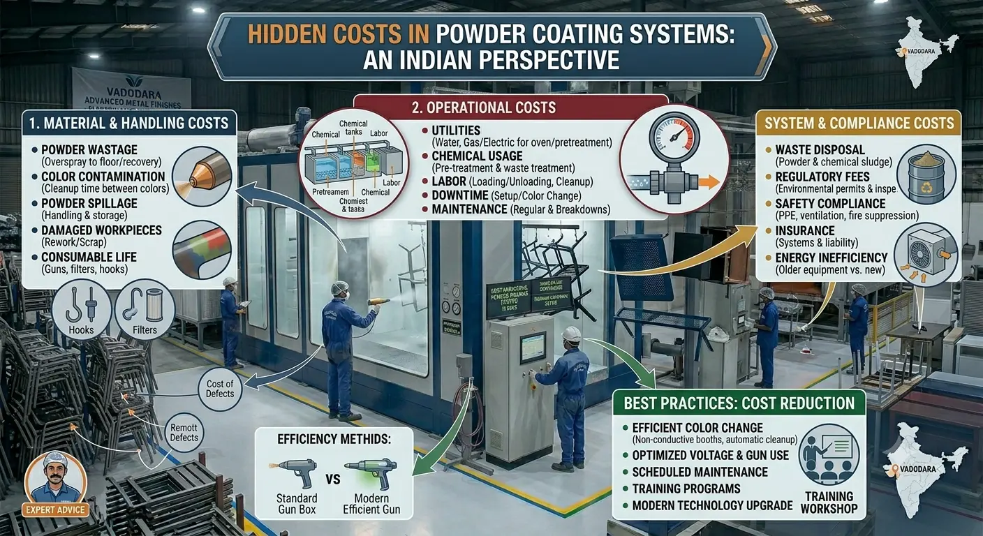 Hidden Costs in Powder Coating Systems: Operating, Maintenance & Consumable Expenses 2 Hidden Costs in Powder Coating Systems