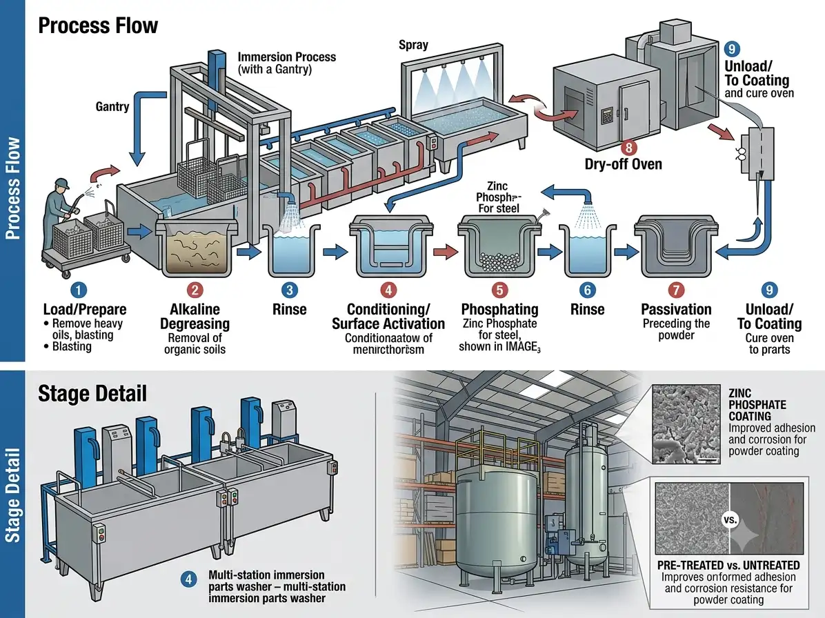 Pre-Treatment Systems for Powder Coating