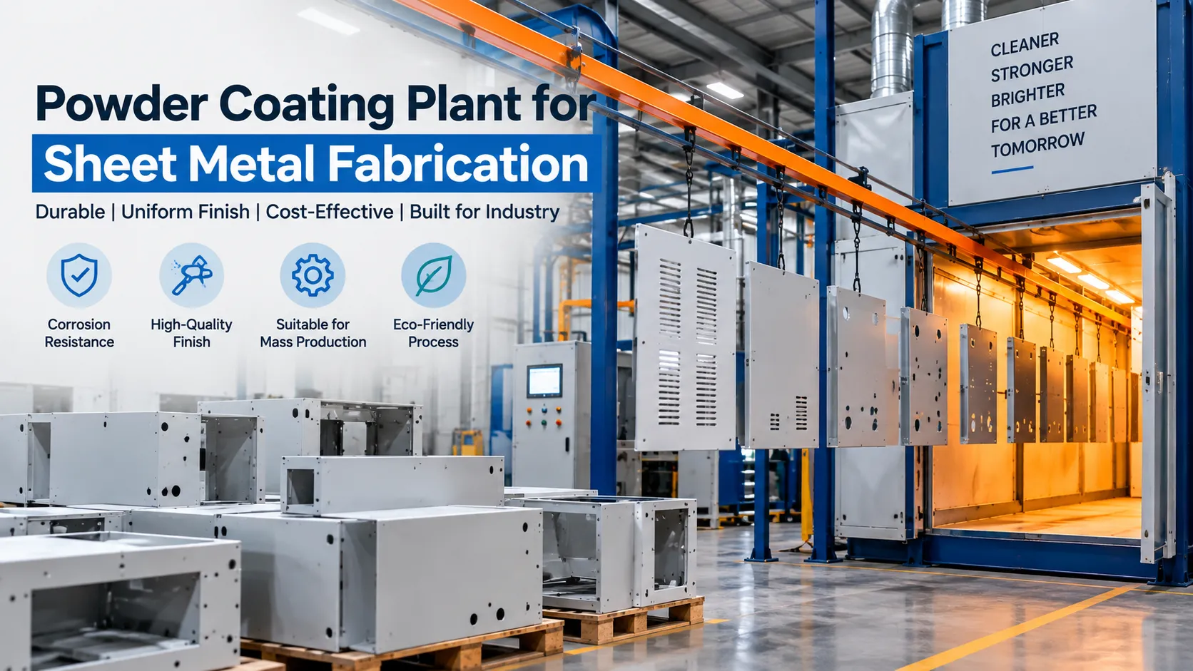 Powder coating plant for sheet metal fabrication: complete guide 2 Powder coating plant for sheet metal fabrication