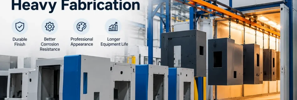powder coating for CNC Machine Bodies & Heavy Fabrication